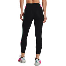 Under Armour Womens Run Anywhere Ankle Tights, Black, rebel_hi-res