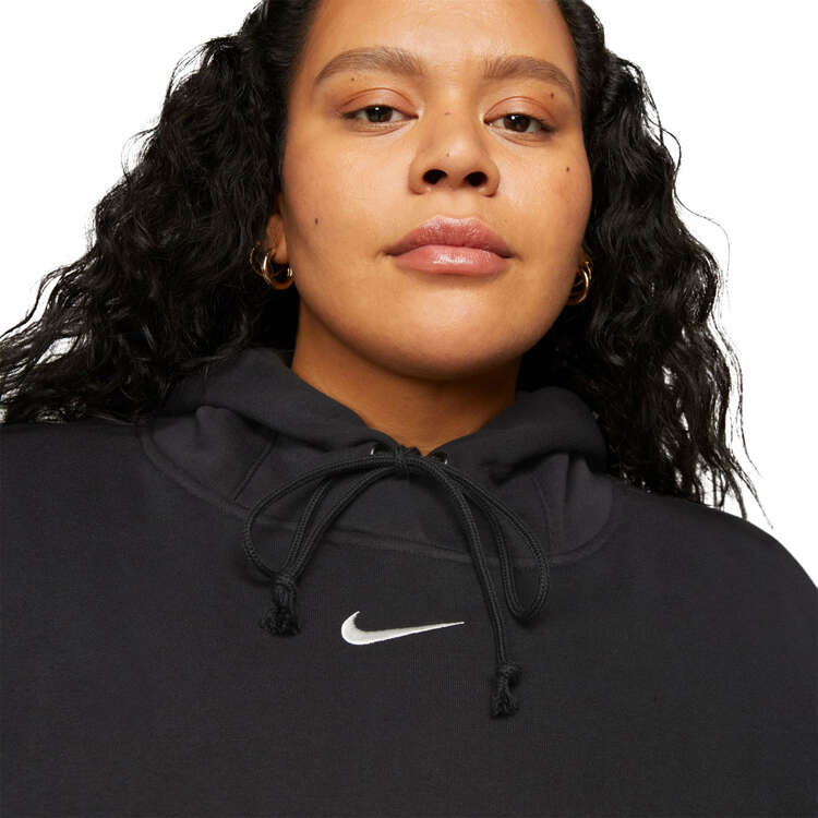 Nike Womens Phoenix Oversized Pullover Hoodie, Black, rebel_hi-res