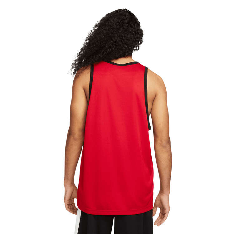 Nike Mens Dri-FIT Basketball Crossover Jersey, Red, rebel_hi-res