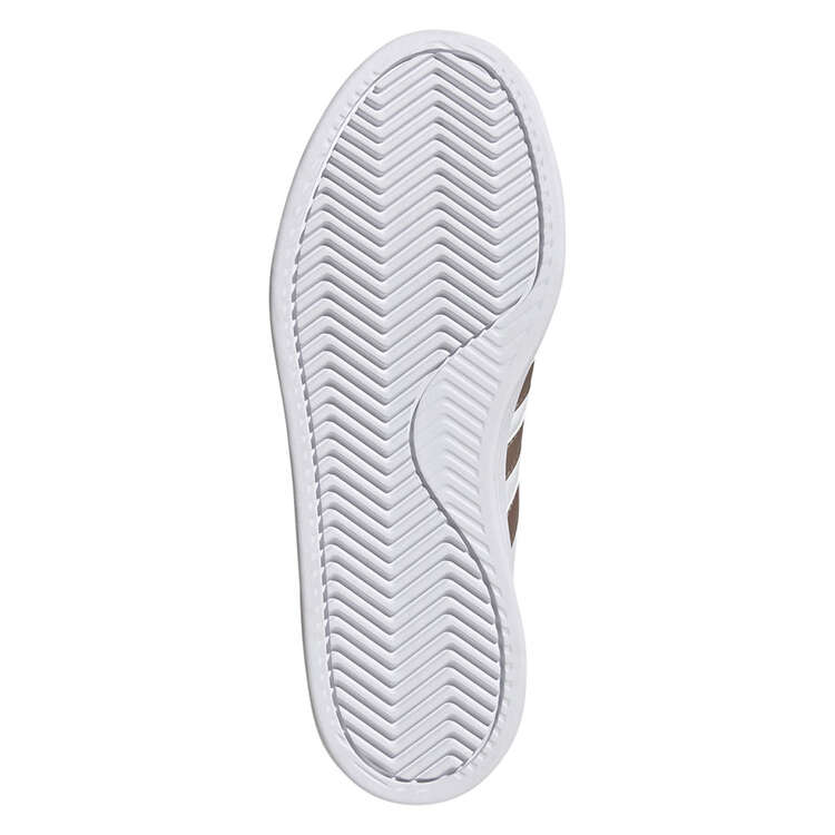 adidas Grand Court 2.0 Womens Casual Shoes, White/Metallic, rebel_hi-res