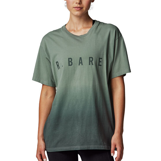 Running Bare Womens Hollywood 90s Relax Tee, Moss, rebel_hi-res