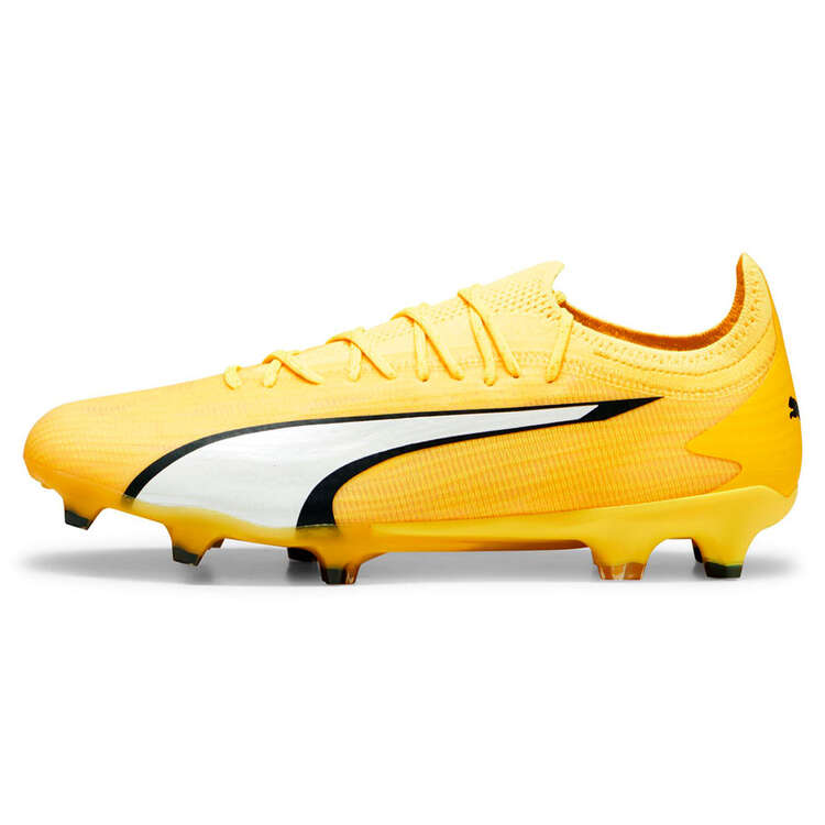 Puma Ultra Ultimate Football Boots Yellow/White US Mens 7 / Womens 8.5, Yellow/White, rebel_hi-res