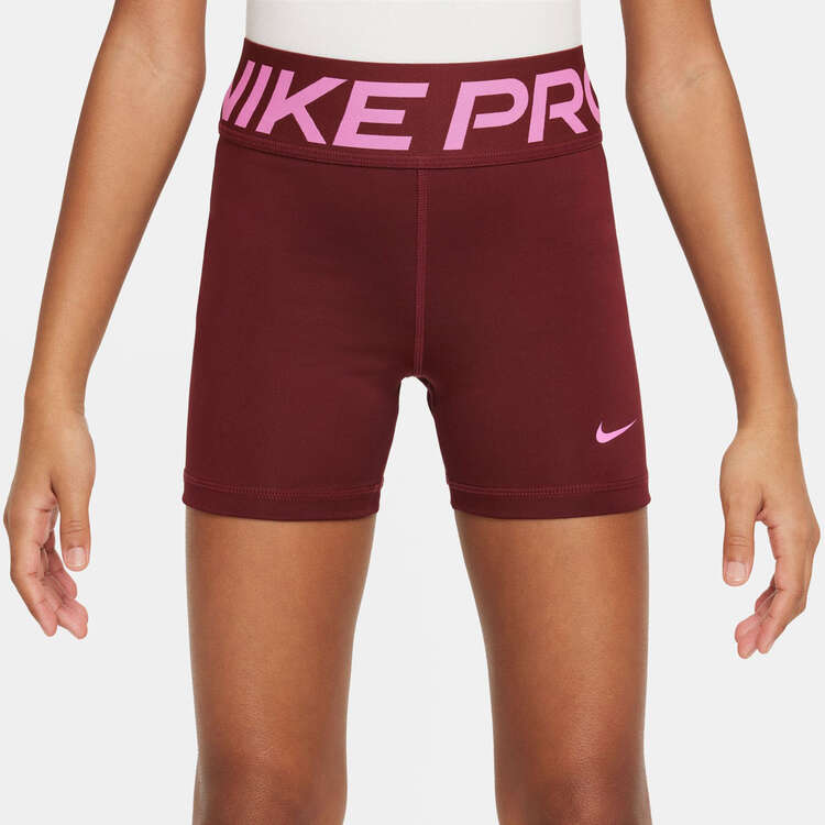 Nike Pro Kids Dri-FIT 3 Inch Shorts Red XS, Red, rebel_hi-res