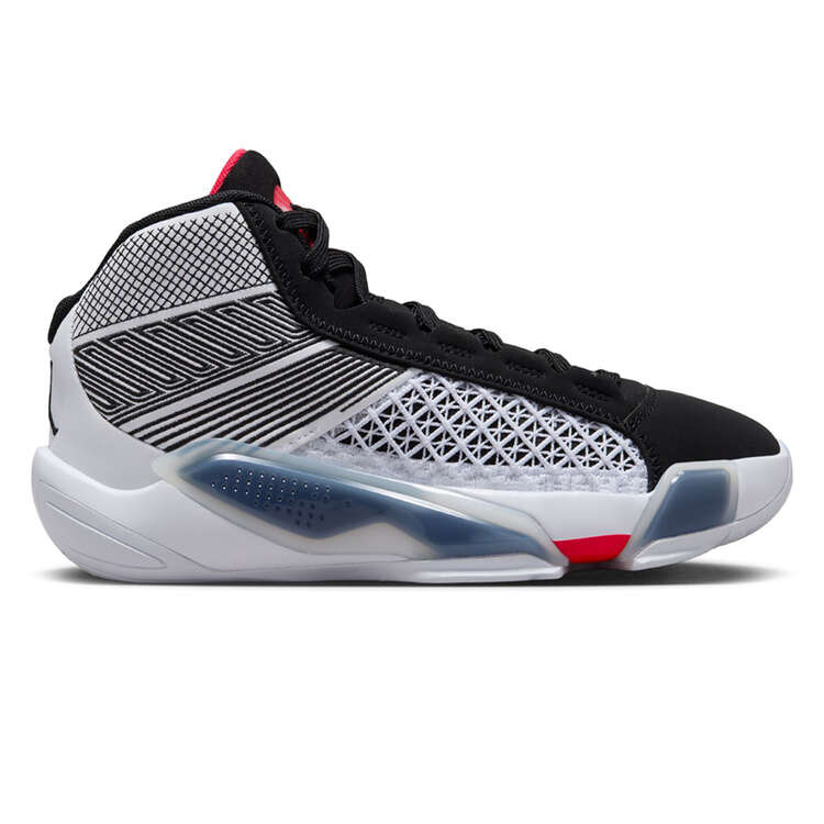 Air Jordan 38 Fundamental 2.0 GS Kids Basketball Shoes White/Black US 4, , rebel_hi-res