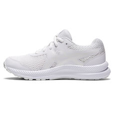 Asics Contend 7 Kids Running Shoes White US 1, White, rebel_hi-res