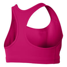 Nike Womens Swoosh Medium Support Sports Bra Pink XS, Pink, rebel_hi-res