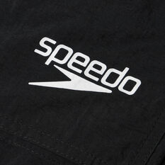 Speedo Mens Essentials 16 inch Watershorts, Black, rebel_hi-res
