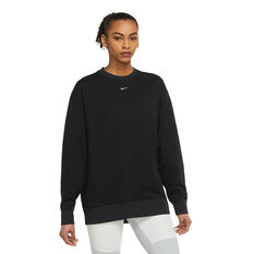 Nike Womens Dri-FIT Training Sweatshirt Black XS, Black, rebel_hi-res