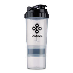 Celsius 500ml Compartment Shaker Bottle, , rebel_hi-res