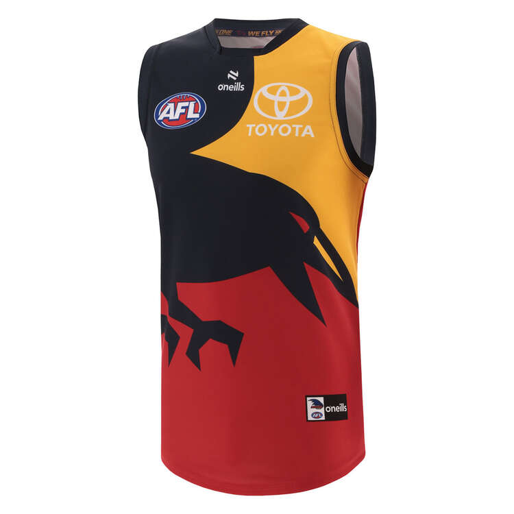 Adelaide Crows 2024 Mens Away Guernsey Red S, Red, rebel_hi-res