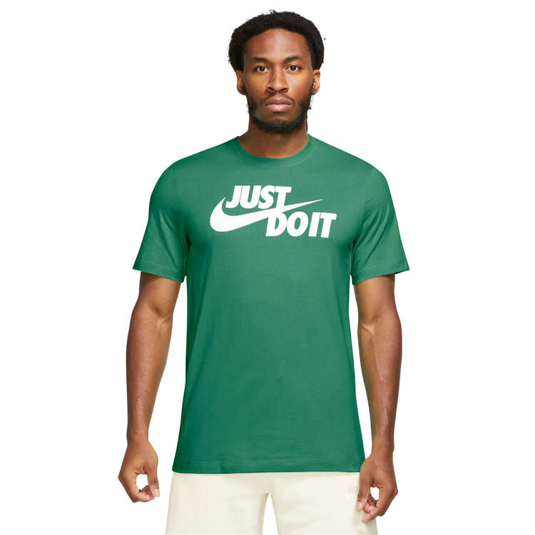 Nike Mens Sportswear Just Do It Tee Green XS, Green, rebel_hi-res
