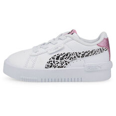 Puma Jada Summer Roar Toddlers Shoes White/Pink US 4, White/Pink, rebel_hi-res