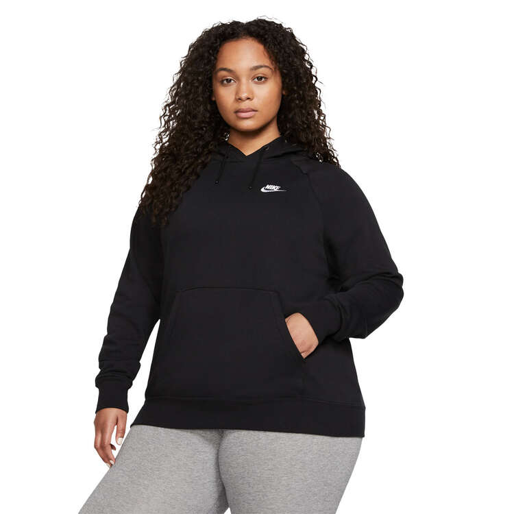 Nike Womens Sportswear Essential Fleece Pullover Hoodie (Plus Size), , rebel_hi-res