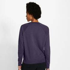 Nike Womens Sportswear Essential Fleece Sweatshirt Purple XS, Purple, rebel_hi-res