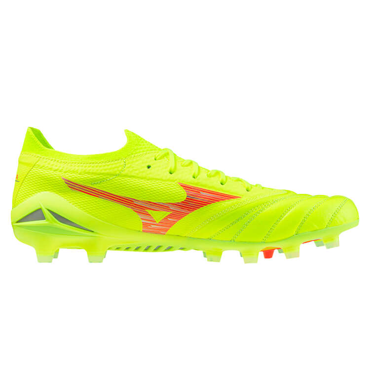 Mizuno Morelia Neo 4 Beta Elite Football Boots Yellow/Pink US Mens 7 / Womens 8.5, Yellow/Pink, rebel_hi-res