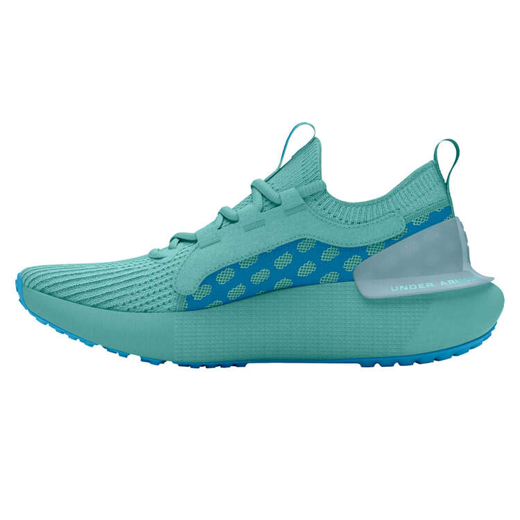 Under Armour HOVR Phantom 3 GS Kids Running Shoes Turquoise US 4, Turquoise, rebel_hi-res