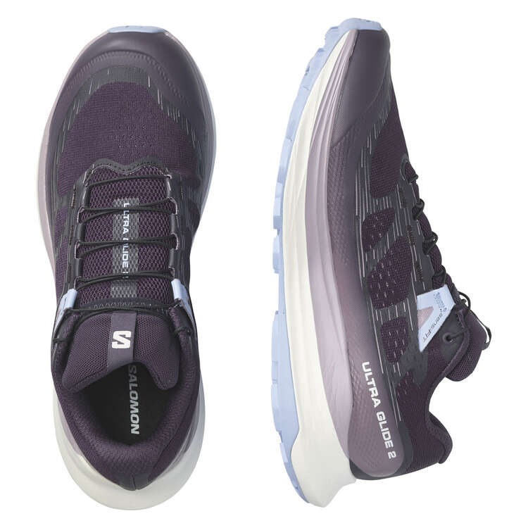 Salomon Ultra Glide 2 Womens Trail Running Shoes, Purple/White, rebel_hi-res