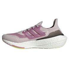 adidas Ultraboost 21 Womens Running Shoes, Purple/White, rebel_hi-res