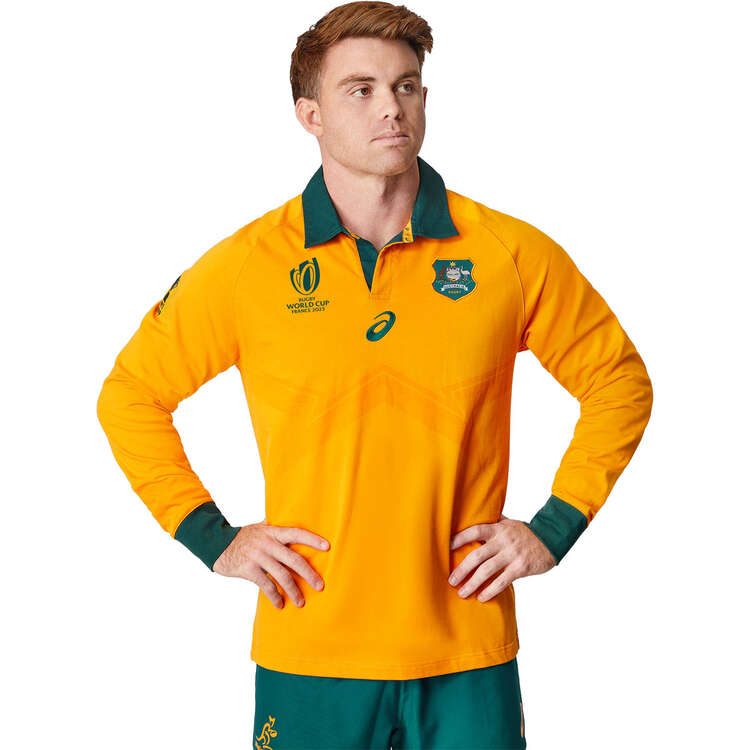 Wallabies 2023 Mens Traditional Rugby Jersey, Gold, rebel_hi-res