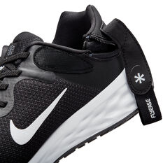 Nike Revolution 6 FlyEase Next Nature Mens Running Shoes, Black/White, rebel_hi-res