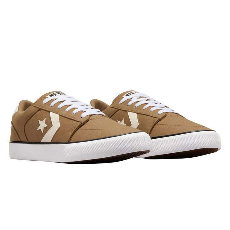 Converse Belmont Mens Casual Shoes, Brown/White, rebel_hi-res