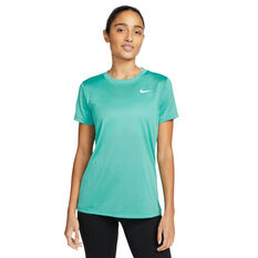 Nike Womens Dri-FIT Legend Training Tee Turquoise XS, Turquoise, rebel_hi-res