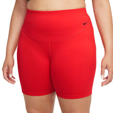 Nike One Womens Mid-Rise 7 Inch Tights Red XS, Red, rebel_hi-res