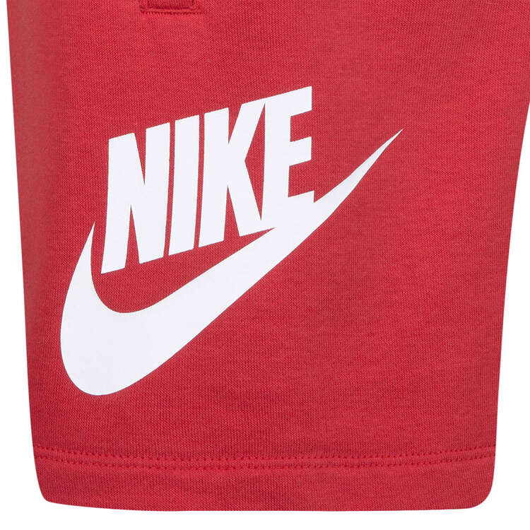 Nike Junior Boys Sportswear Club HBR French Terry Shorts, Red, rebel_hi-res