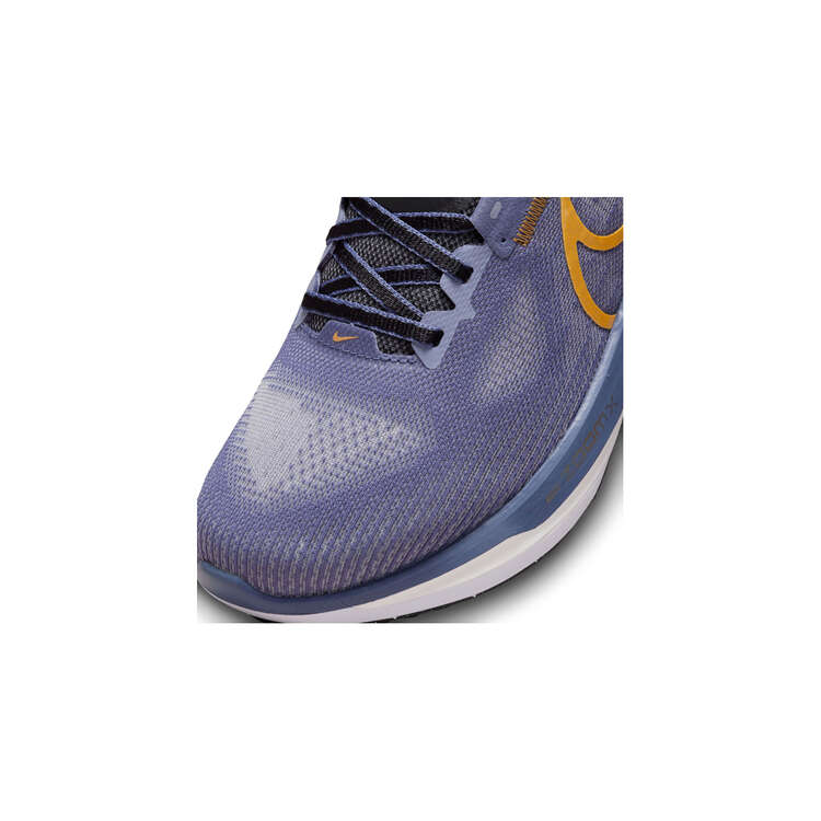 Nike Zoom Vomero 17 Womens Running Shoes, Blue/Gold, rebel_hi-res