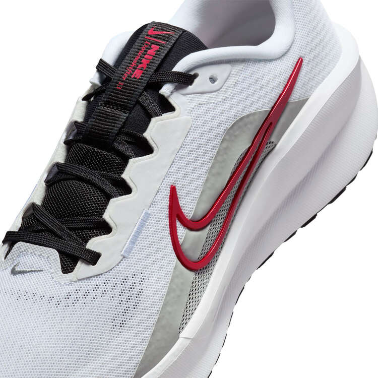 Nike Downshifter 13 Mens Running Shoes, White/Red, rebel_hi-res
