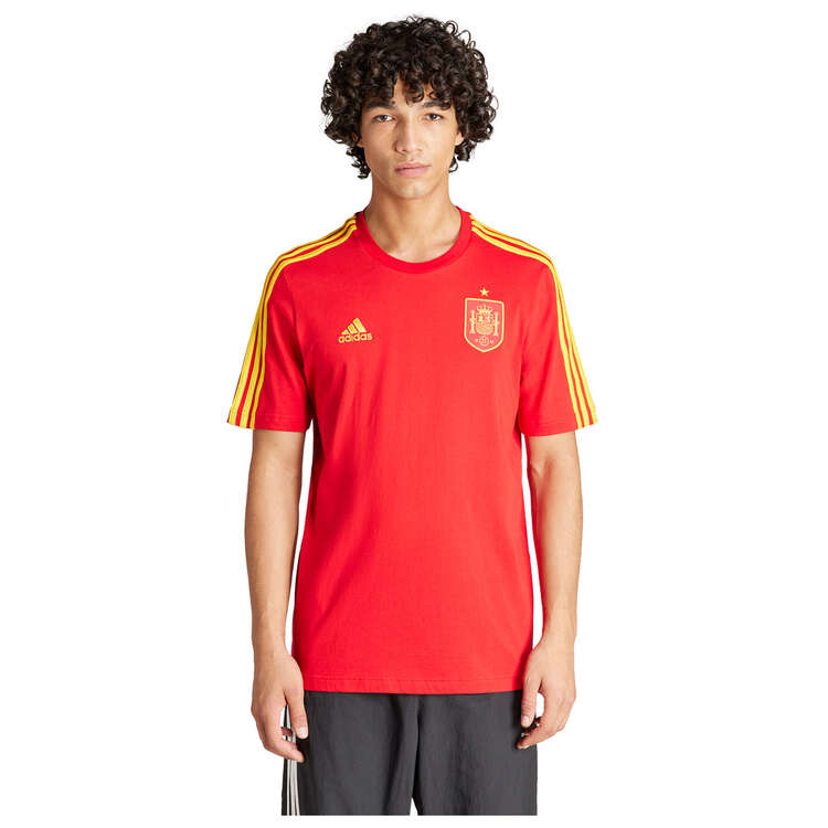 adidas Mens Spain Football DNA Tee Red S, Red, rebel_hi-res