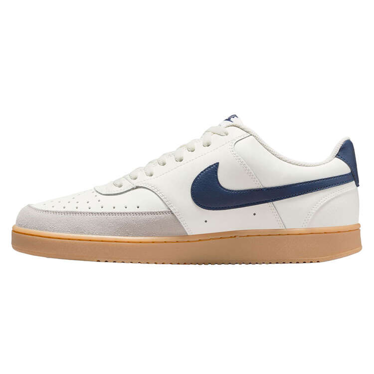 Nike Court Vision Low Mens Casual Shoes White/Navy US 7, White/Navy, rebel_hi-res