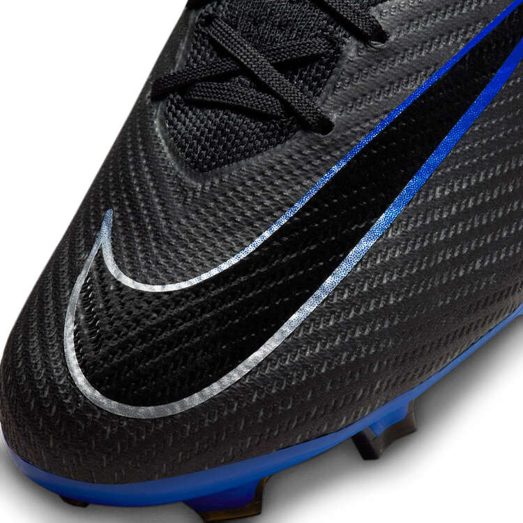 Nike Zoom Mercurial Vapor 15 Elite Football Boots, Black/Silver, rebel_hi-res