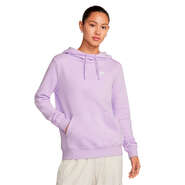 Nike Womens Sportswear Club Fleece Funnel-Neck Hoodie, , rebel_hi-res