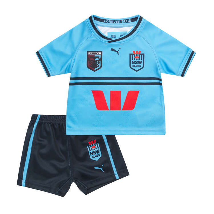 NSW Blues State of Origin 2023 Toddler Home Kit, Blue, rebel_hi-res
