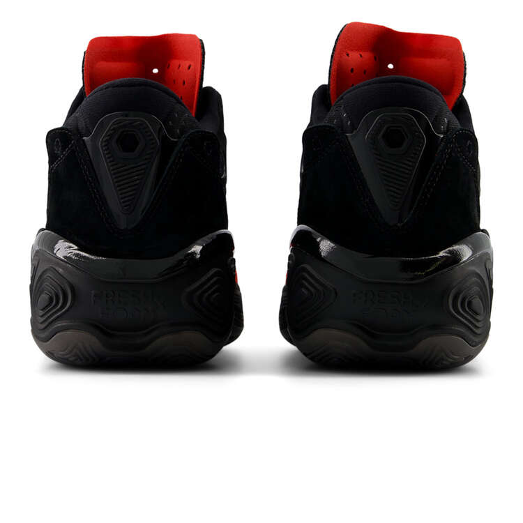 New Balance Fresh Foam Basketball Shoes, Black/Red, rebel_hi-res
