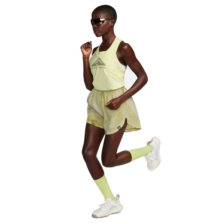 Nike Womens Dri-FIT Trail Running Tank, Green, rebel_hi-res