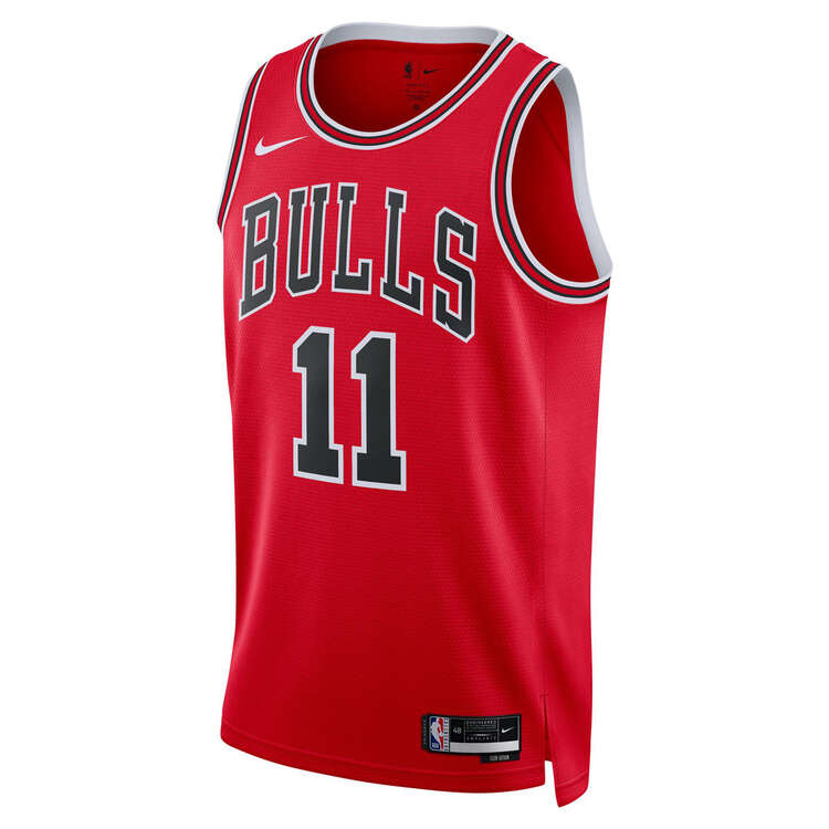 Vintage Nike Team Sports Chicago Bulls Mens X-LARGE Warm Up Jersey Shirt  NBA VTG