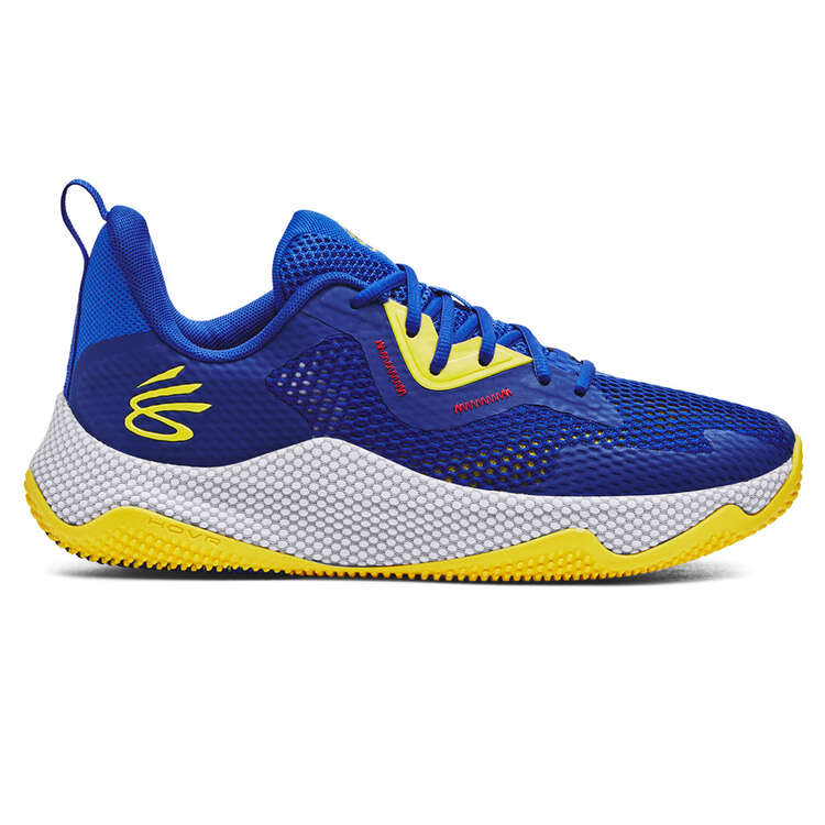 Under Armour Curry HOVR Splash 3 Basketball Shoes, Blue, rebel_hi-res