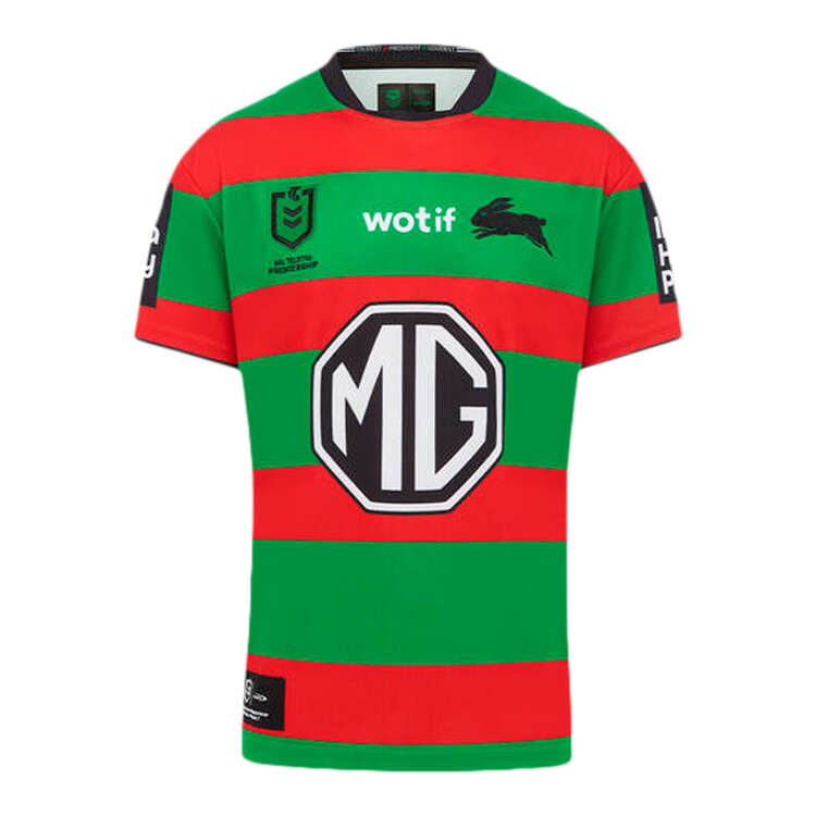 South Sydney Rabbitohs 2024 Womens Home Jersey, Red/Green, rebel_hi-res