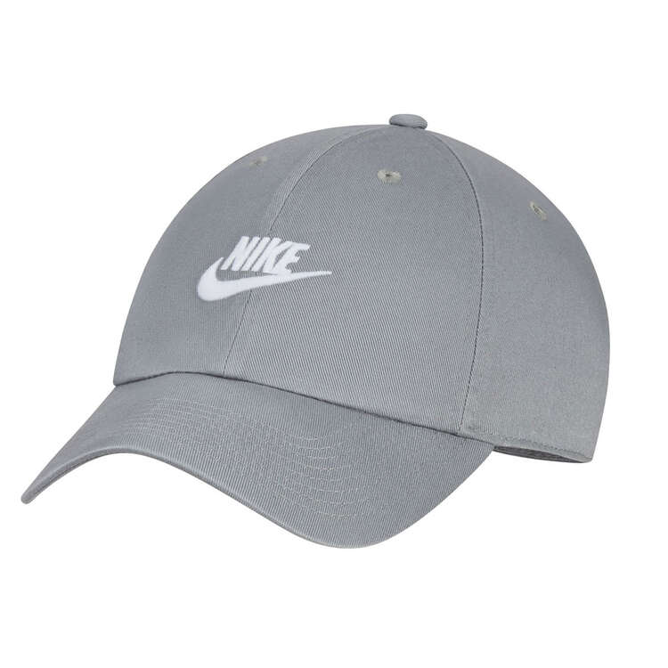 Nike Club Unstructured Futura Hat Grey S/M, Grey, rebel_hi-res
