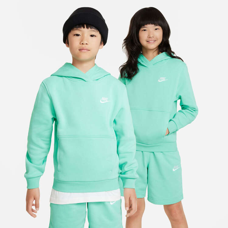 Nike Kids Sportswear Club Fleece Pullover Hoodie Green XS, Green, rebel_hi-res