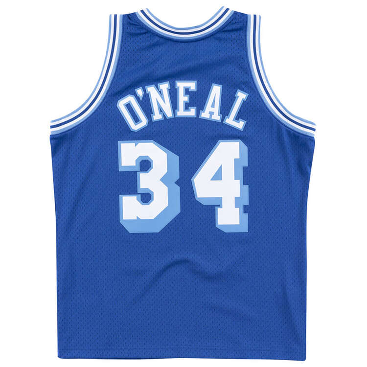 Mitchell & Ness, Shirts, Mitchell Ness Los Angeles O Neal Lightning Jersey  Small