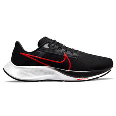 Nike Air Zoom Pegasus 38 Mens Running Shoes Black/Crimson US 7, Black/Crimson, rebel_hi-res