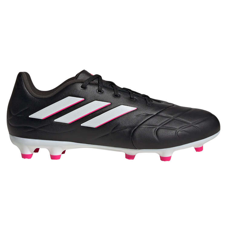 adidas Copa Pure .3 Football Boots, Black/Silver, rebel_hi-res