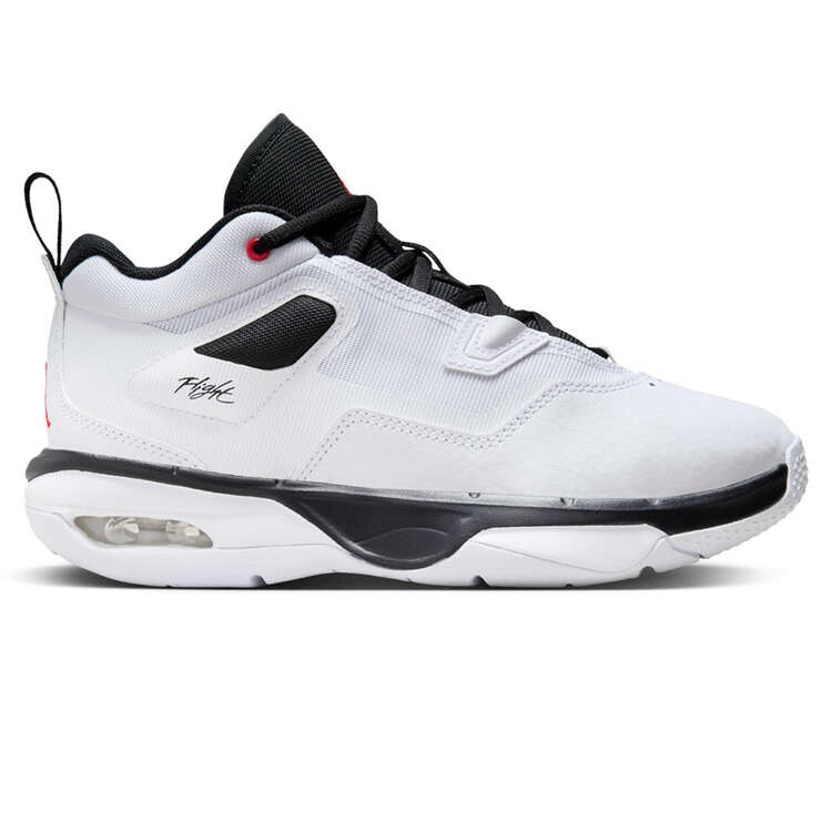Jordan Stay Loyal 3 GS Basketball Shoes, White/Red, rebel_hi-res