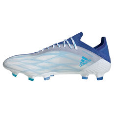 adidas X Speedflow .1 Football Boots White/Blue US Mens 7 / Womens 8, White/Blue, rebel_hi-res