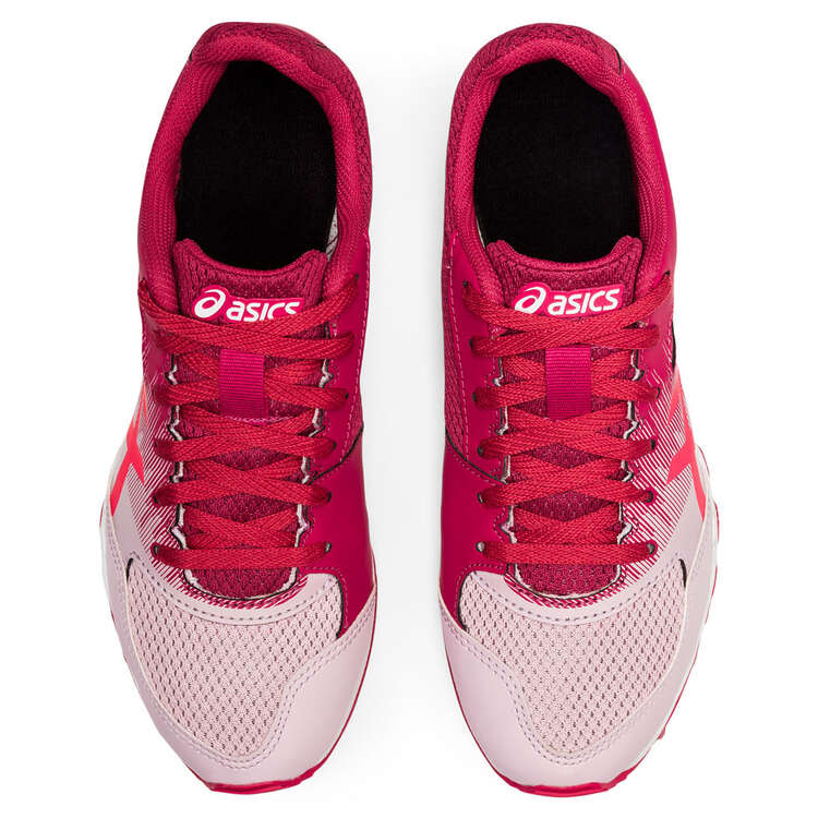 Asics GEL Firestorm 4 GS Kids Track Shoes Pink US 1, Pink, rebel_hi-res