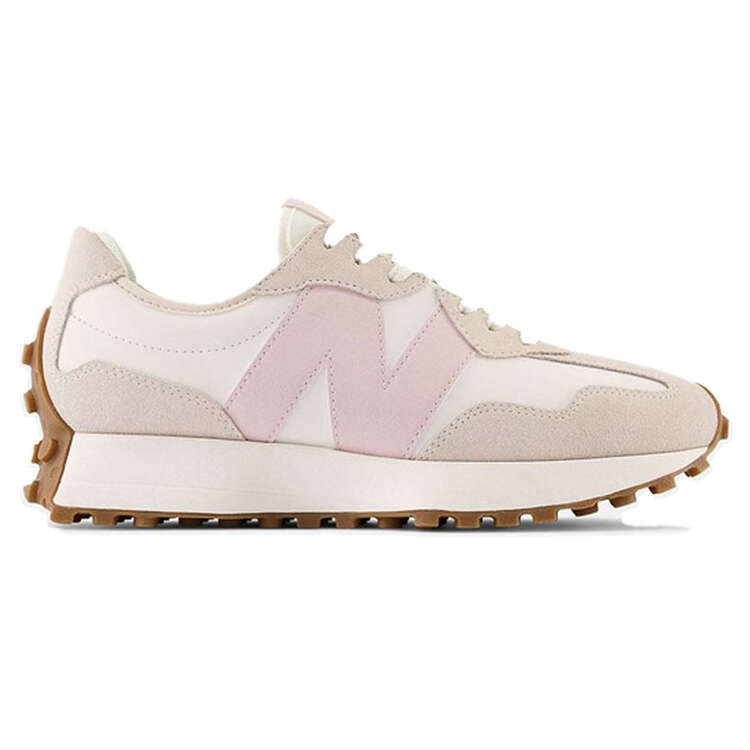 New Balance 327 V1 Womens Casual Shoes White/Pink US 6, White/Pink, rebel_hi-res