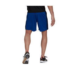 adidas Mens Designed To Move 3-Stripes Shorts Blue S, Blue, rebel_hi-res